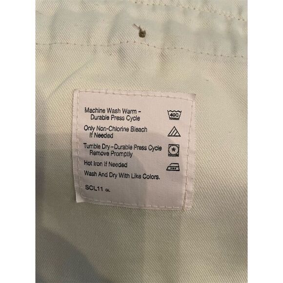 Dockers Men's Chino Shorts Size 38 Beige Linen Blend Casual Classic Fit - Picture 12 of 12